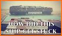 Suez canal stuck ship game related image