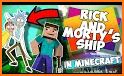 Rick & Morty Space Cruiser Addon Mod Minecraft PE related image