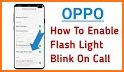 Flash alert: flash on call sms, blinking light related image