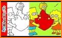 Simpson Coloring Pages related image