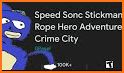 Speed sonc Stickman Rope Hero Gangstar Simulator related image