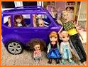 her Barbie car Doll related image