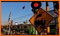 Railroad crossing train cancan related image