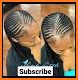 Black Women Line Hairstyles related image
