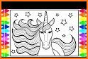 Unicorn Coloring Book 2019 related image