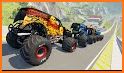 Monster Trucks Up hill Racing - Free Fun Kids Game related image
