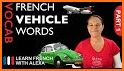 French for kids : VEHICLES related image