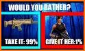 Would you rather- Fortnite Quiz related image