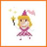 Princess Pixel Art: Princess Color By Number related image