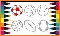 Sport Coloring Book Games - Basketball - Tennis related image