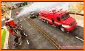 Real Robot Firefighter Truck Emergency Rescue 911 related image