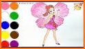 Thumbelina Fairies Baby Coloring Game related image