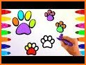Dogs Paw Coloring Pages related image