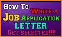 Write a Letter of Application for a Job related image