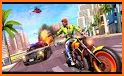 US Police Bike Gangster Chase: FPS Shooting Games related image