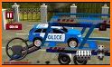 Real Police Cop Car Transporter Truck - Cargo Game related image