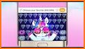 Pink Anime Unicorn Stars Keyboard Theme related image