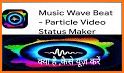 Music Bit Wave Particle.ly - Video Status Maker related image