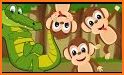 5 Monkeys Sitting in a Tree related image