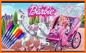 princess Barbie coloring games related image