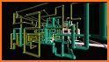 3D Wallpaper - Cyber Pipes related image