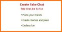 Fake messenger chat, fake chat, prank chat related image