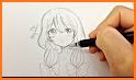 Draw anime step by step related image