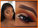 Eyes makeup steps for girls related image