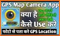 GPS Map Camera Geotag Location related image