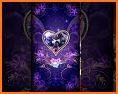 Purple Silk Heart Theme related image