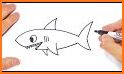 Shark Draw Step by Step related image