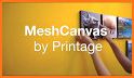 MeshCanvas: Restickable wall canvas & photo board related image