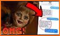 fake calling from annabelle doll prank related image
