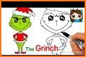 Grinch - Color by number related image