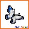 Pixel Art - Coloring Butterfly related image