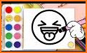 Glitter Emoji Coloring And Drawing related image