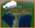 3D Earth Rain Radar related image