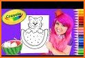 Kitty Cat Coloring Book related image