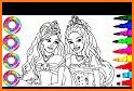 Princess Coloring & drawing Pages related image