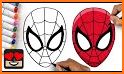 How to draw Spider boy related image