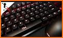 Black Red Keyboard related image