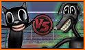 Scary Cartoon Dog Angry Cartoon Cat Versus related image