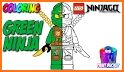 LEGO Ninjago coloring book related image