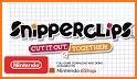 Snip and clip shapes cut puzzle related image