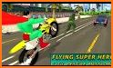 Super Captain Robot Flying: City Survival Mission related image