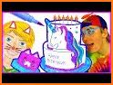 Rainbow Mermaid Cake related image