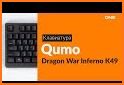 Inferno Fire Flaming Dragon Keyboard related image