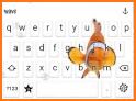 Live 3D Swimming Fish Keyboard Theme related image