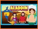 Aladdin's adventures. Magic lamp related image
