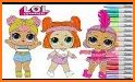 LOL Doll Coloring Pages Book related image